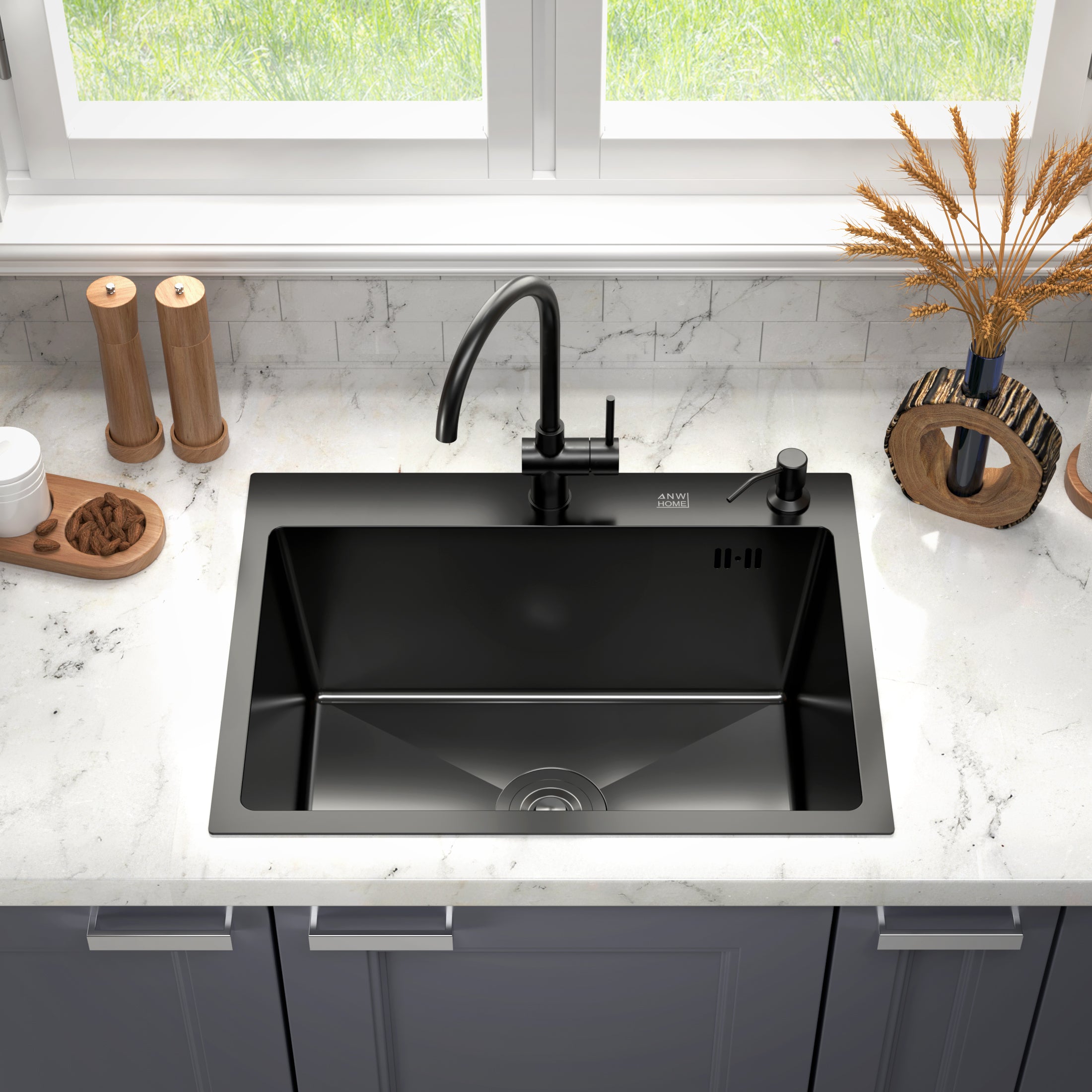 Cucchiaio Da Cucina Fackelmann Nero - Resistente Al Calore Fino A 270°C, Lavabile In Lavastoviglie - Foto 5