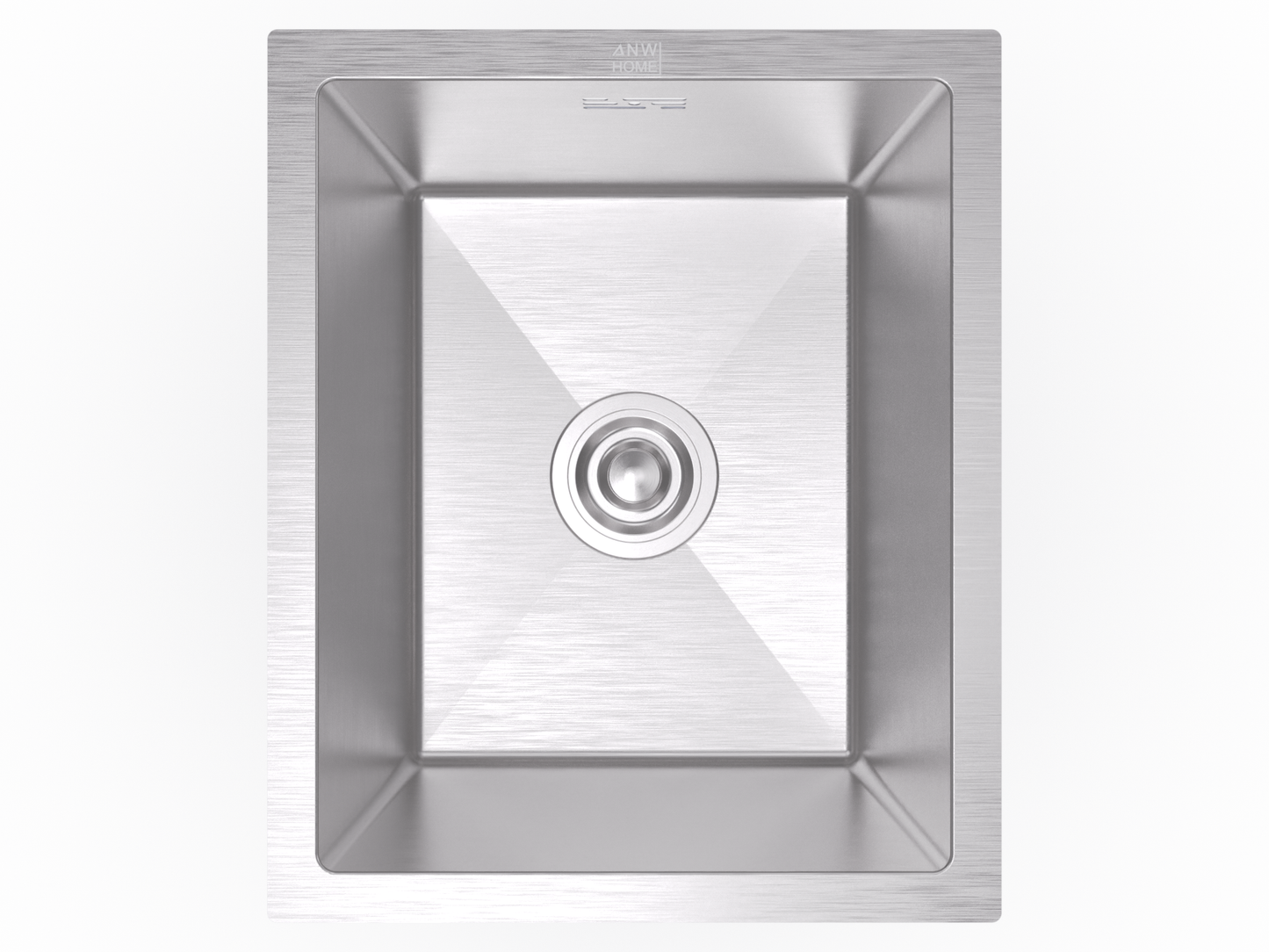 Nerezový drez 37x45 Satin Inox