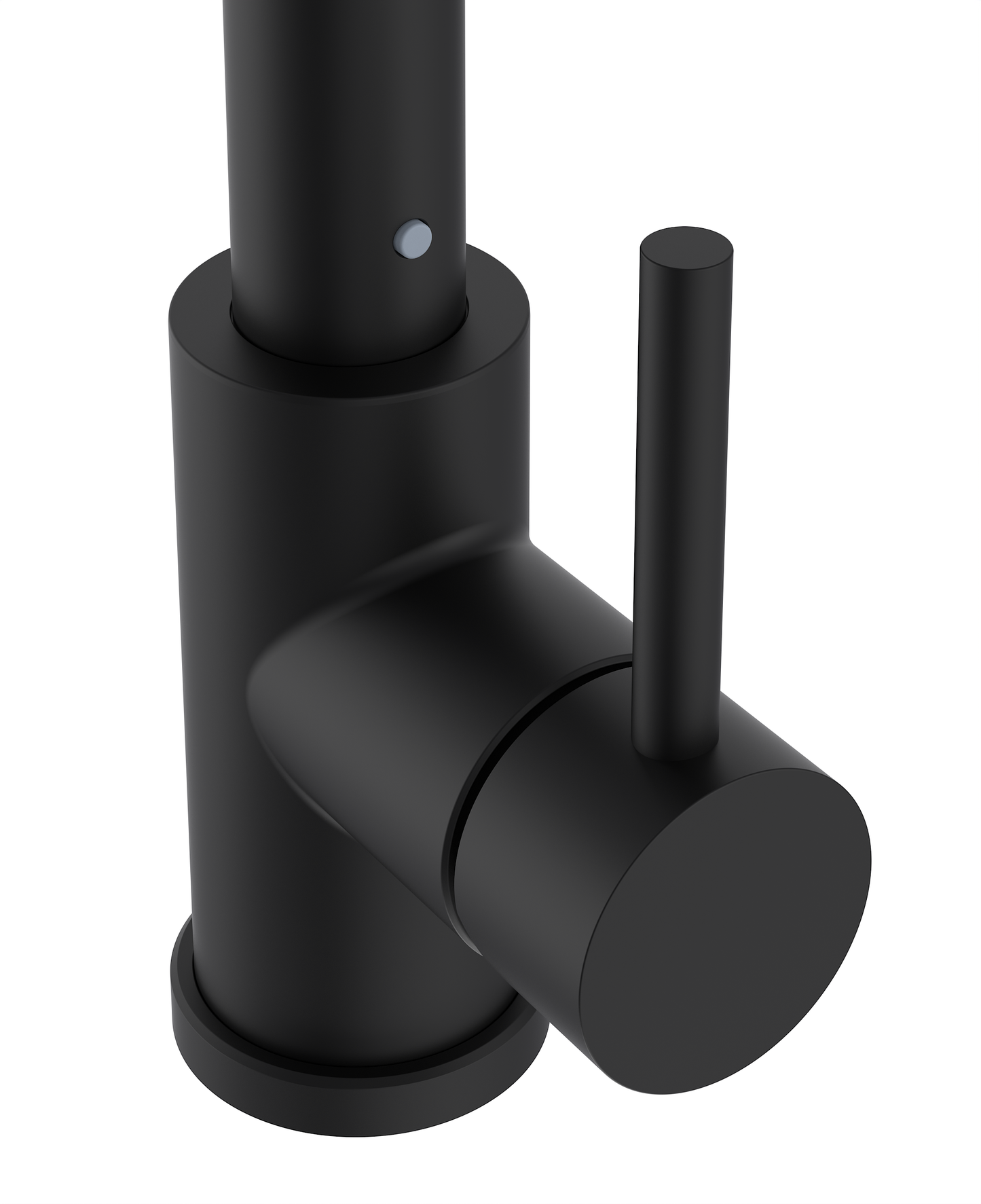 Eleganter SCHWARZER Küchenhahn ANW HOME HF-7015B / Praktischer Ausziehauslauf / Zwei Wasserstrahl-Modi / Universelle Installation