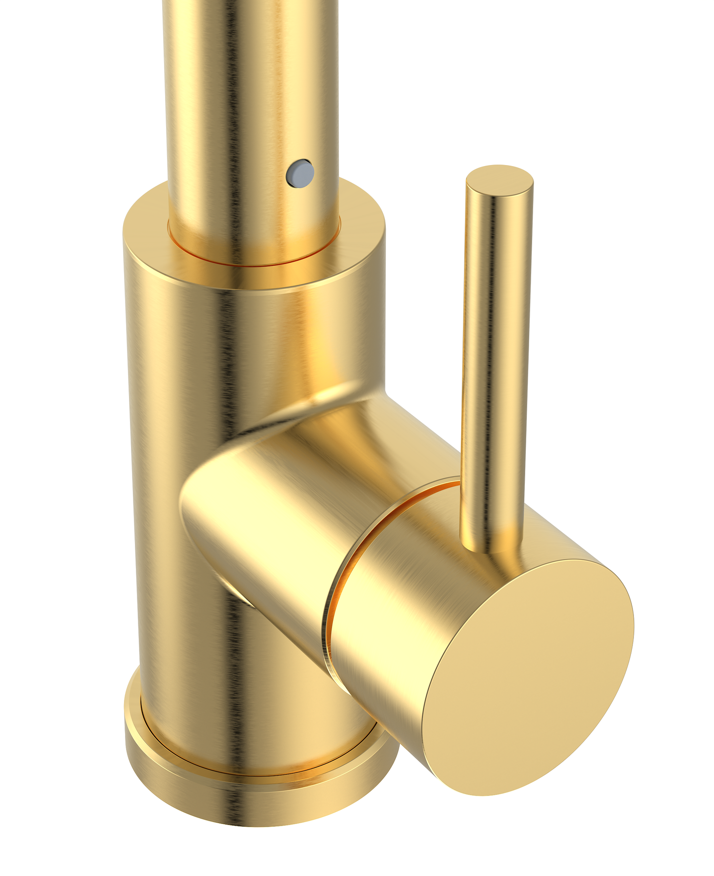 Elegante GOLD Küchenarmatur ANW HOME HF-7015G / Praktischer Ausziehauslauf / Zwei Wasserstrahl-Modi / Universalmontage