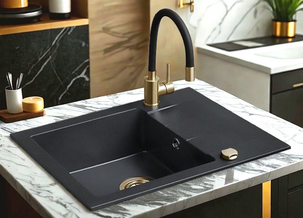 HF-5966 Gold Stand-Küchenarmatur – Modernes Design und ultimativer Komfort!