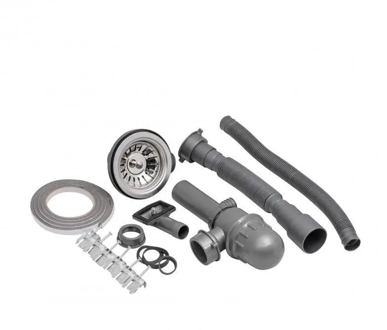 ANW HOME 57 x 45 x 16 cm Einzelbecken-Küchenspüle aus Edelstahl – Silber Satin, umkehrbare Obermontage, tiefes Becken