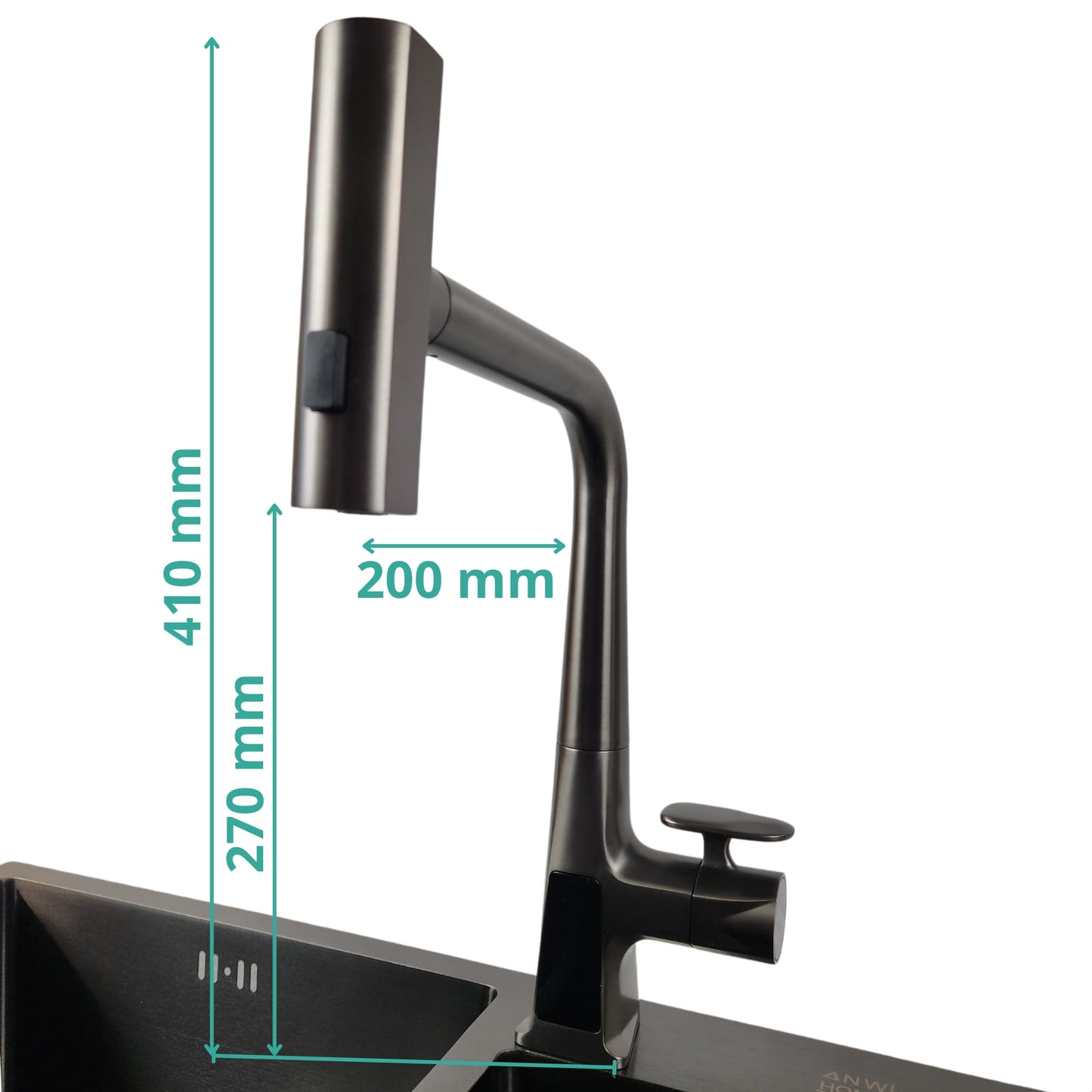 Multifunktionaler Küchenarmatur mit Display JF-9002B Küchenarmatur mit Sensor