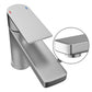 BATERIA UMYWALKOWA INOX SZCZOTKOWANA STOJĄCA 143 MM