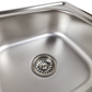 Stainless steel sink 66x42x16 cm