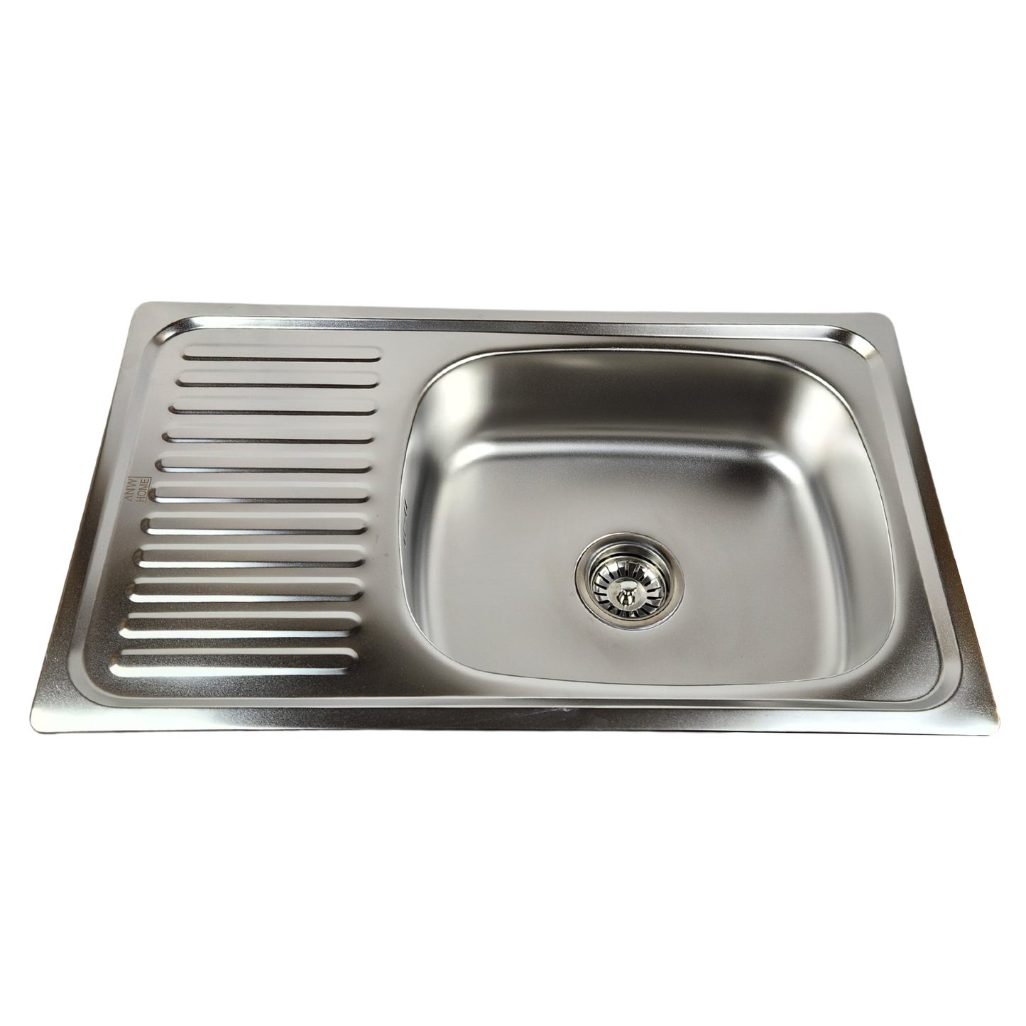 Stainless Steel Sink Satin 76x45x16 With Drainboard