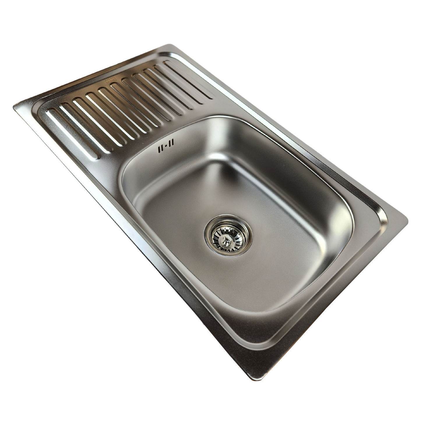 Stainless Steel Sink Satin 76x45x16 With Drainboard