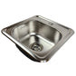 Stainless steel sink Satin 38x38x16 cm