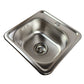 Stainless steel sink Satin 38x38x16 cm