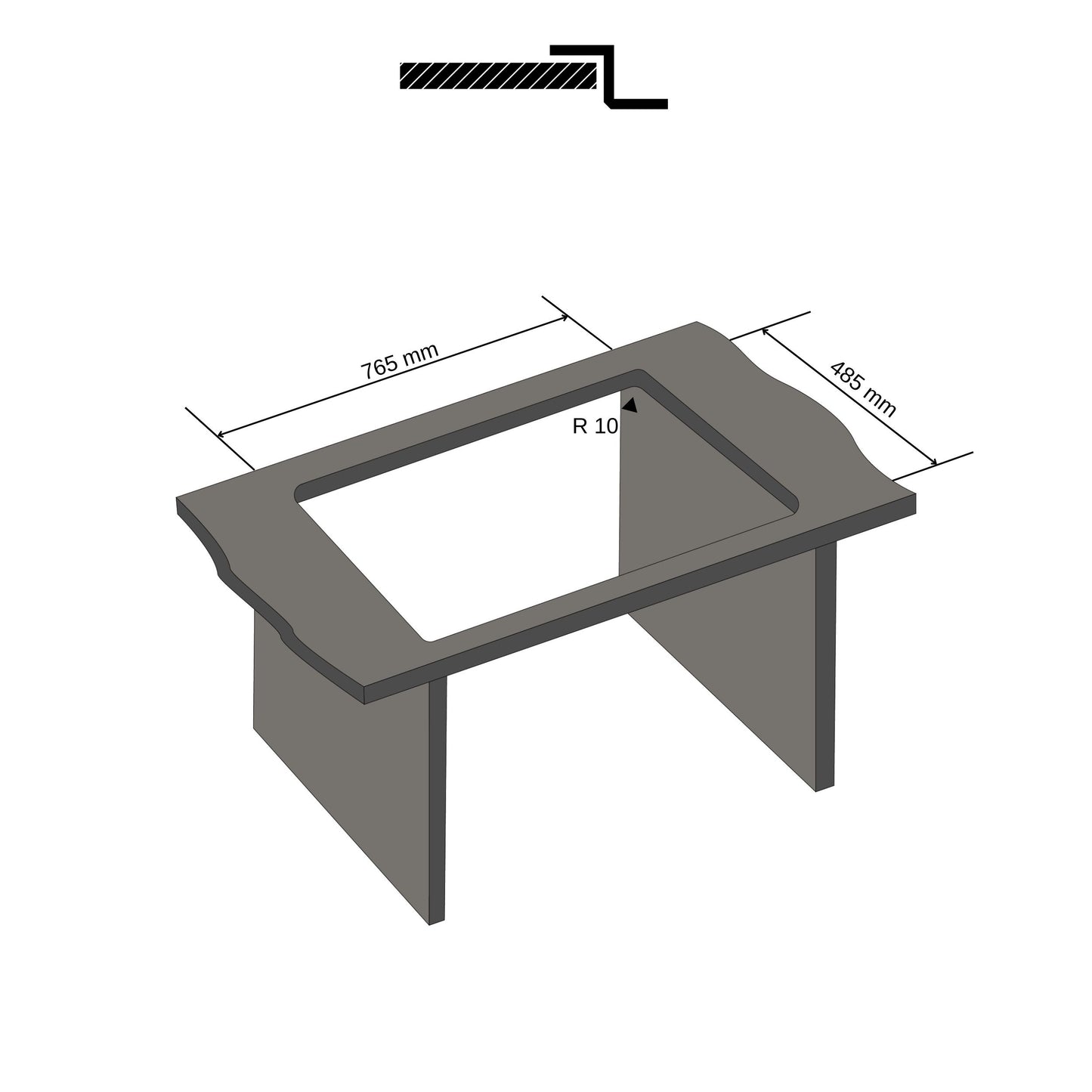 ANW HOME Fregadero Cocina 1 Seno, sobre Encimera con Escurridor, Fregadero Cocina Acero Inoxidable 304, 78x50 cm, Plata, Acabado Nano, Grosor 3,0/1 mm, con Sifón y Dispensador