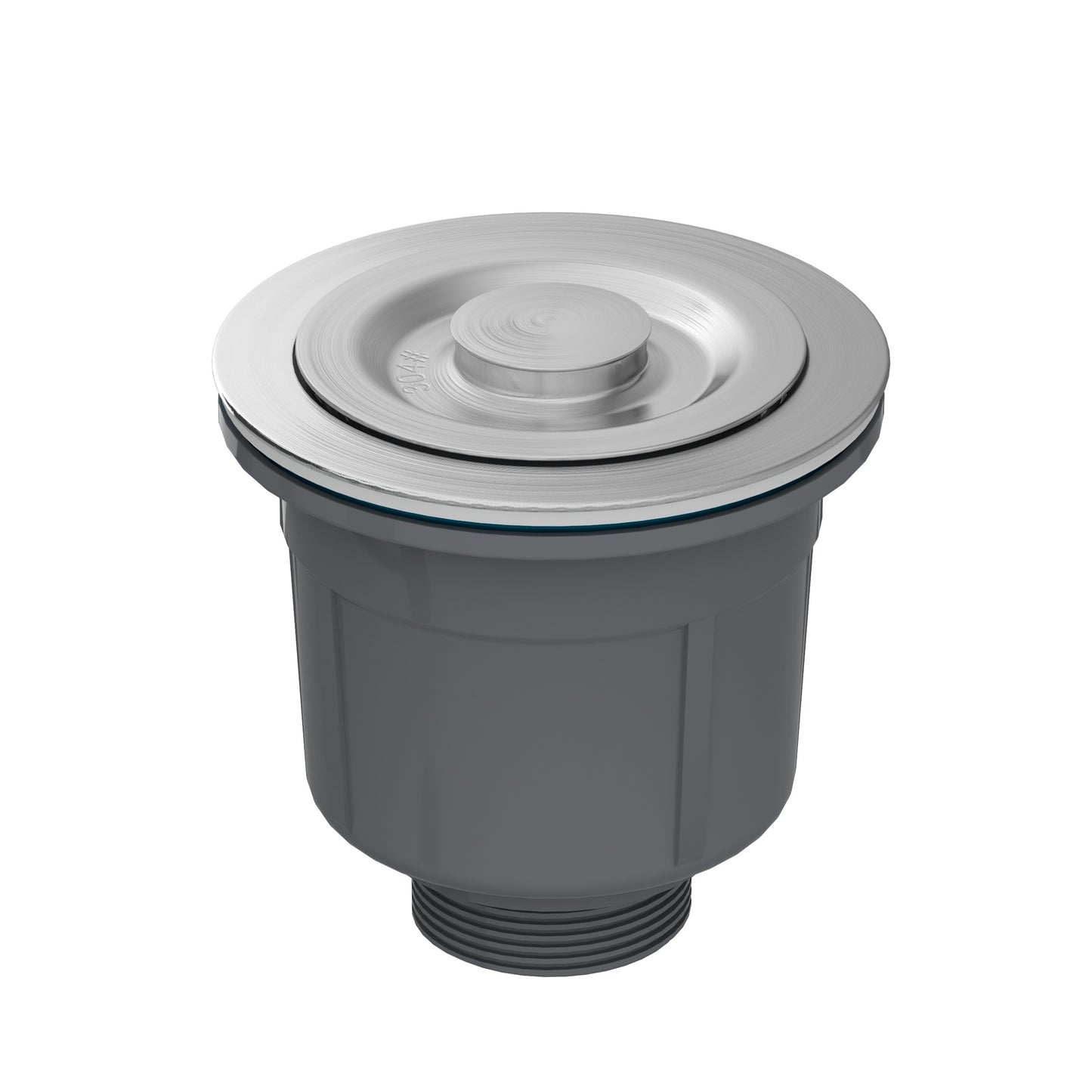 Единична мивка от неръждаема стомана 780x500x210 мм