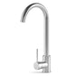 ANW HOME High-Arc Brushed Inox Kitchen Faucet with 360° Swivel Spout – 365 mm