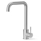 ANW HOME Low-Arc Brushed Inox Kitchen Faucet with 360° Swivel Spout – 325 mm