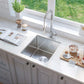 stainless steel kitchen sink color silver size 37x45