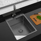 stainless steel kitchen sink color black size 40x50