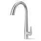 ANW HOME Medium-Arc Chrome Kitchen Faucet with Pull-Out Spout and 360° Rotation – 430 mm