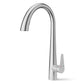 ANW HOME Medium-Arc Brushed Inox Kitchen Faucet with Pull-Out Spout and 360° Rotation – 430 mm