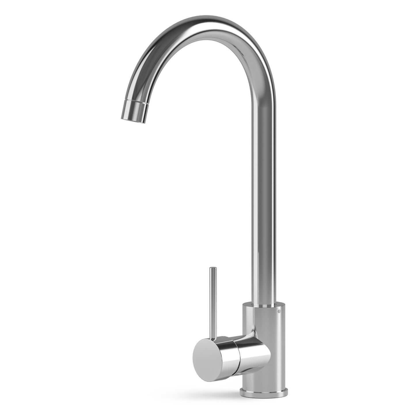 ANW HOME High-Arc Chrome Kitchen Faucet with 360° Swivel Spout – 365 mm
