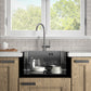 Under-Mount Kitchen Sink 44x44 cm – INOX Stainless Steel, Nano Silver Finish, Full Set