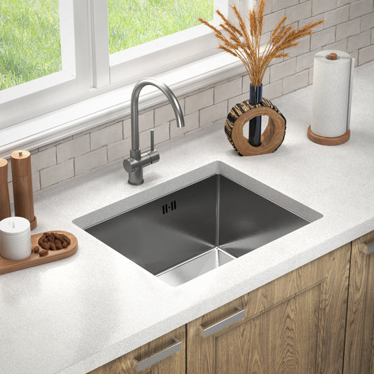 Zlewozmywak Stalowy 54x44 Satyna Inox
