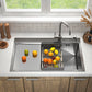 Zlew kuchenny ANW HOME Nano Silver – 78 x 50 x 21 cm, stal nierdzewna, montaż od góry, komplet
