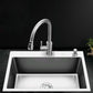 stainless steel kitchen sink color silver size 60x45