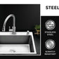 stainless steel kitchen sink color silver size 60x45