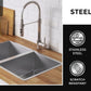 Stainless Steel Sink 80x45 Satin Inox