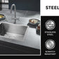 Stainless Steel Sink 49x44 Satin Inox