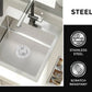 Stainless Steel Sink 46x45 Satin Inox