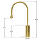 ANW HOME High-Arc Gold Kitchen Faucet with Pull-Out Spout and 360° Rotation – 445 mm