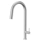 ANW HOME High-Arc Brushed Inox Kitchen Faucet with Pull-Out Spout and 360° Rotation – 455 mm