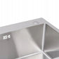 stainless steel kitchen sink color silver size 50x50