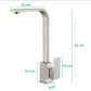 INOX Robinet de cuisine JF-9407S - Acier brossé 415 mm