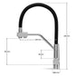 ANW HOME Three-Way Brushed Inox Kitchen Faucet with Pull-Out Spout and 360° Rotation – 425 mm