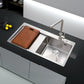 Stainless Steel Sink Satin Inox 78x50R With Drainboard