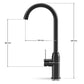 Küchenarmatur ANW HOME gebürsteter Stahl Farbe Schwarz HF-01B