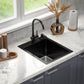 Fregadero de cocina de acero 4050 Color negro