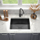 Steel Sink Graphite PVD Coating 54x44 cm with FREE Siphon
