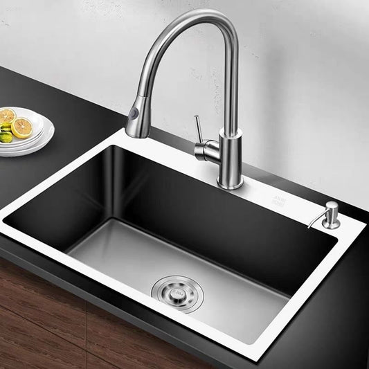 stainless steel kitchen sink color silver size 60x45