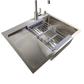 Stainless Steel Sink with Drainboard 6350R