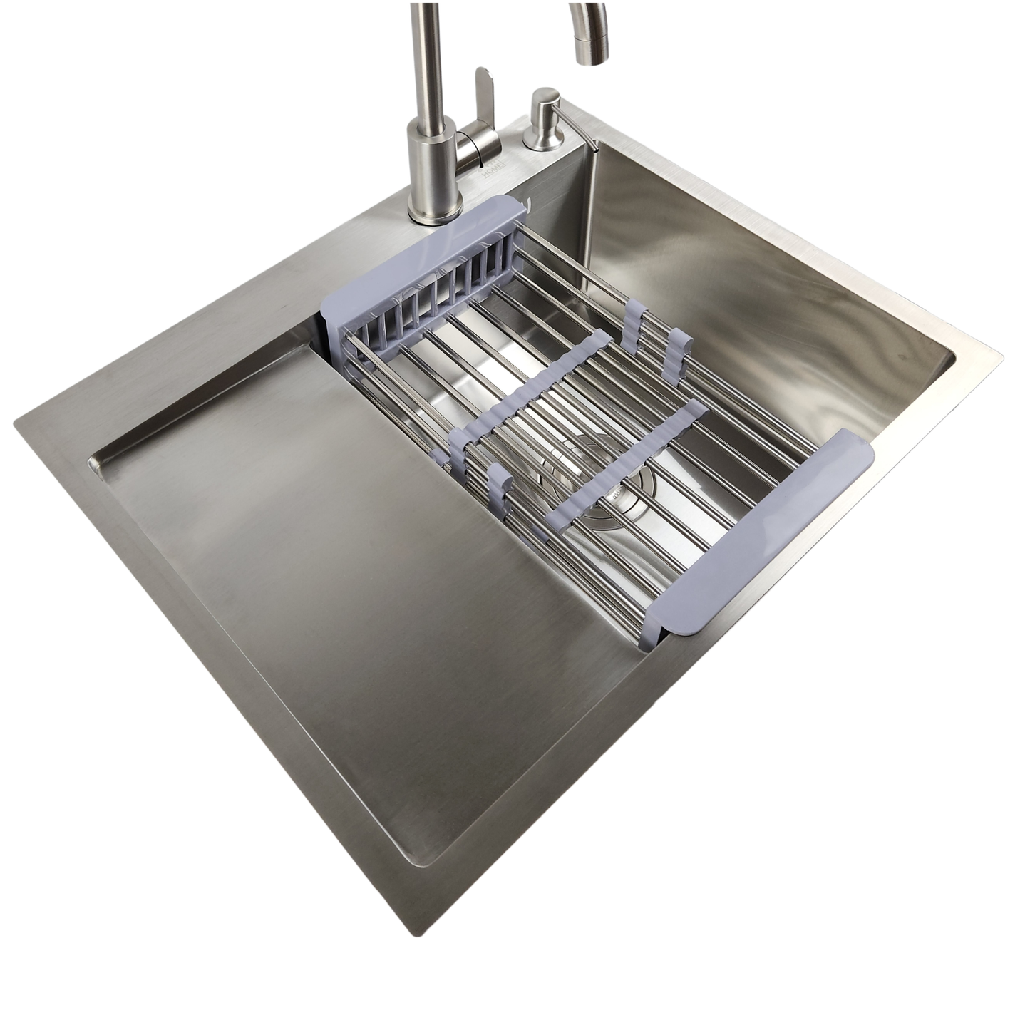 Stainless Steel Sink with Drainboard 6350R