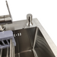 Stainless Steel Sink with Drainboard 6350R