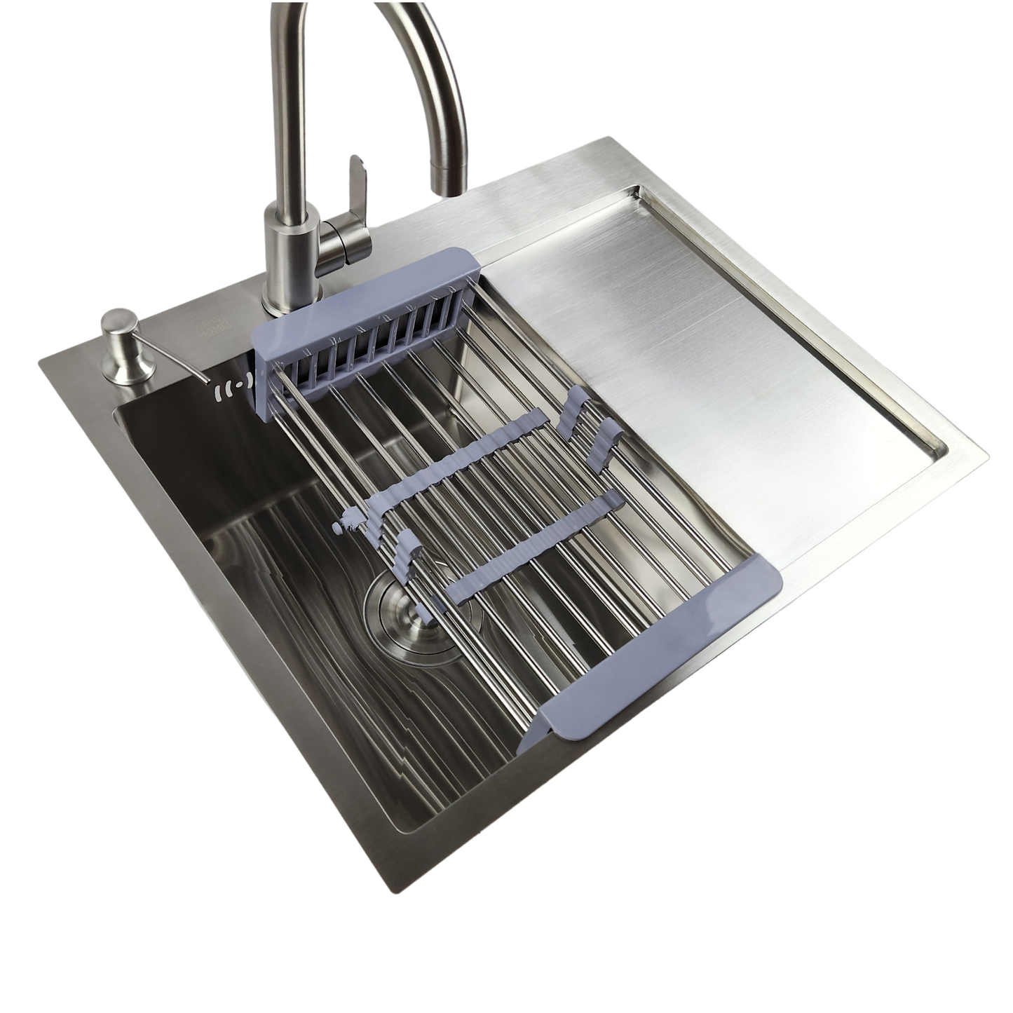 Stainless Steel Sink with Drainboard 6350L