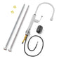 ANW HOME High-Arc White Kitchen Faucet with Pull-Out Spout and 360° Rotation – 423 mm