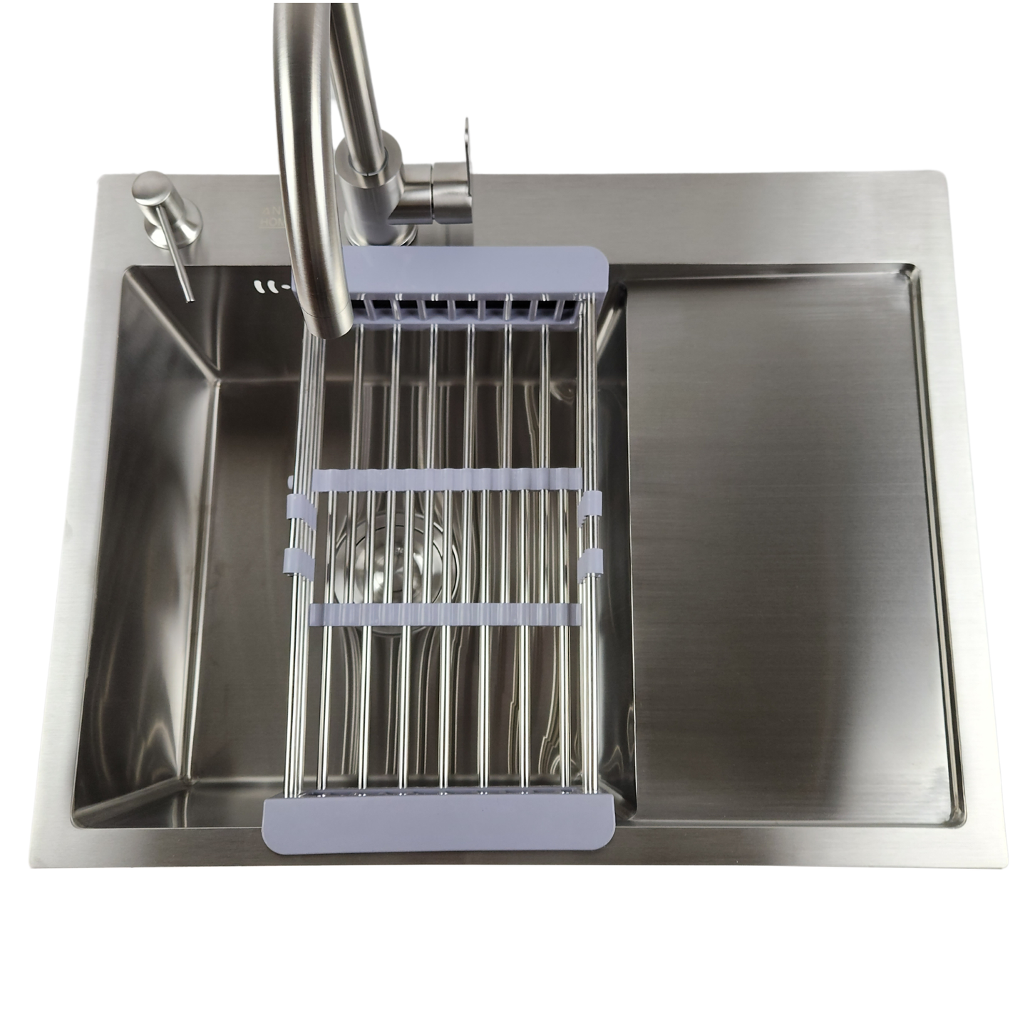 Stainless Steel Sink with Drainboard 6350L