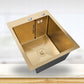 Modern Luxury Nano Gold Stainless Steel Sink PVD 4050 with Drain