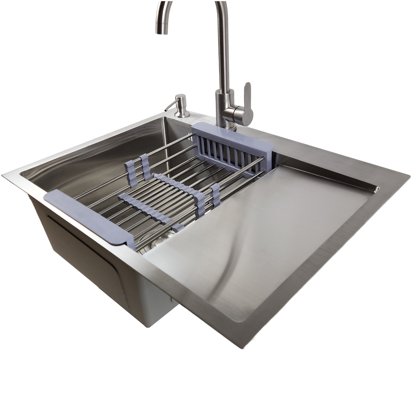 Lavello in Acciaio Inox con Gocciolatoio 6350L