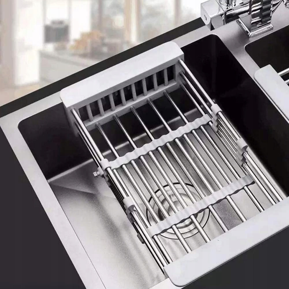 Lavello da cucina in acciaio inox modello LS06 con sgocciolatoio a sin Lavello da cucina in acciaio inox modello LS06 con sgocciolatoio a sin