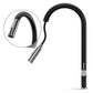 ANW HOME High-Arc Black & Chrome Kitchen Faucet with Pull-Out Spout and 360° Rotation – 455 mm